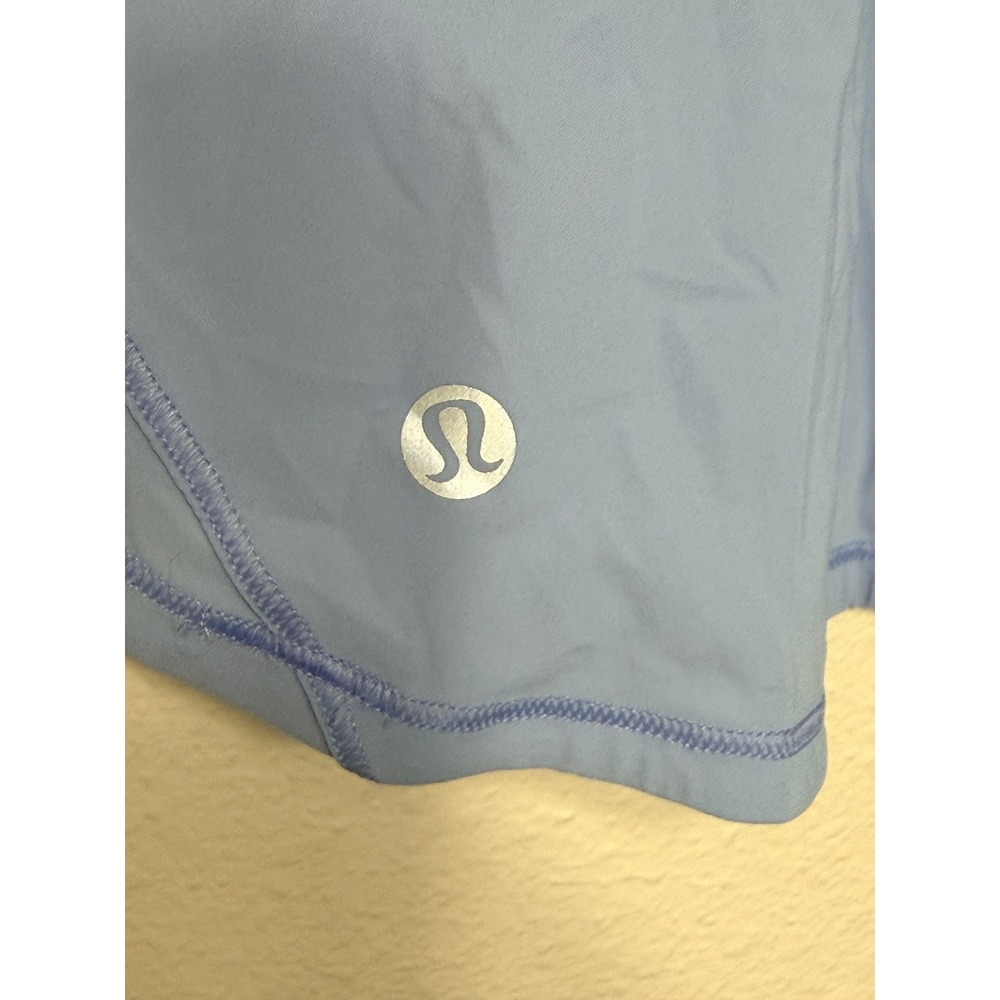 Lululemon Sculpt Tank Top Light Blue Mesh Back Running Workout Shirt Size 8 - Picture 3 of 7